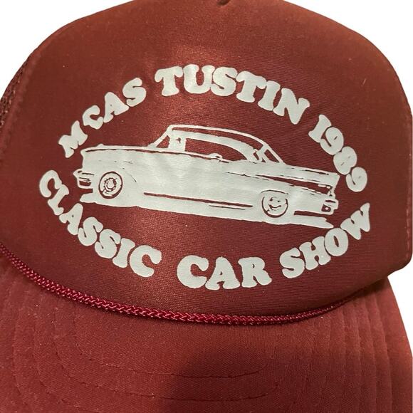 MCAS Tustin 1989 Classic Car Show Trucker Hat - Picture 1 of 4